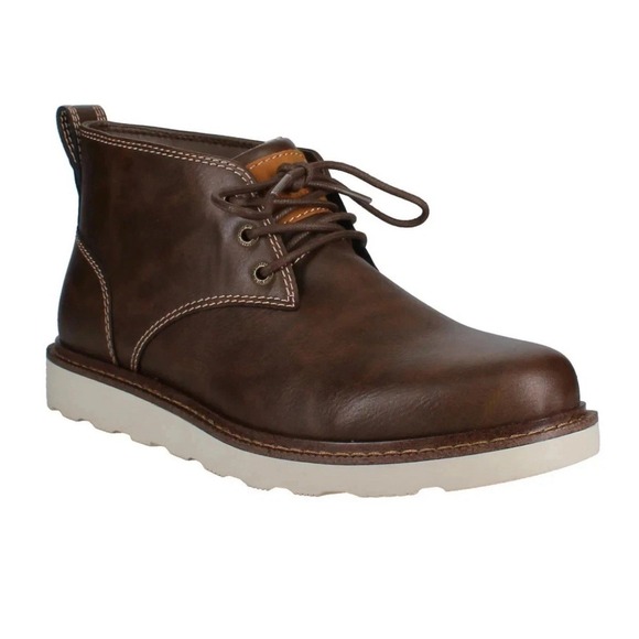 Buffalo David Bitton Men\'s Chukka Boots Brown Memory Foam‎ Durable New With Box! main image 4